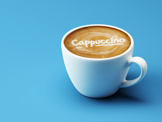 Cappuccino White Cup Concept
