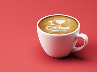I Love Coffee Concept