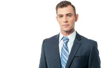 Confident young businessman