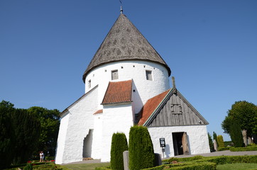 Fototapeta na wymiar St.Ols kyrka i Bornholm Danmark