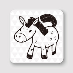 horse doodle