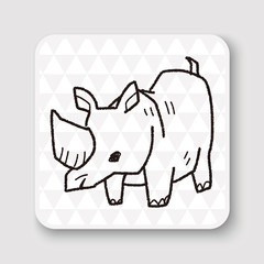 rhino doodle