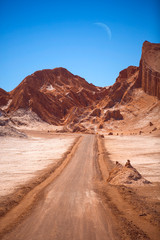 Amphitheatre is beautiful geological formation of Moon Valley