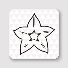 Star fruit doodle