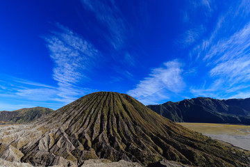 Mount Batok under Blue Sky