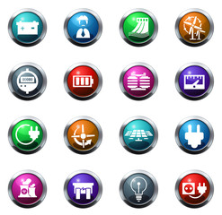 Electricity icon collection