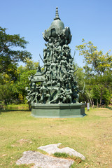 Obraz premium Statue in Mueang Boran