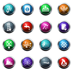 Set of industrial icons