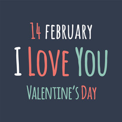 Vintage Valentine Day decoration flowers