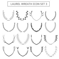 Laurel wreath icons