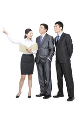 A group of business people