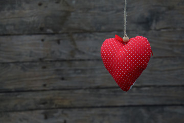 Hanging Heart Background.