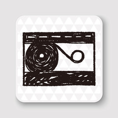 music tape doodle