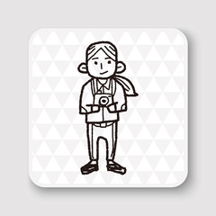 photographer doodle