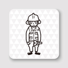 worker doodle