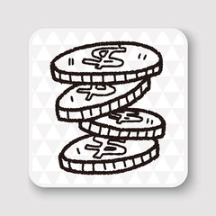 doodle money coin