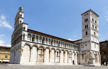 Cathedral of San Michele in Foro in Lucca, Italy