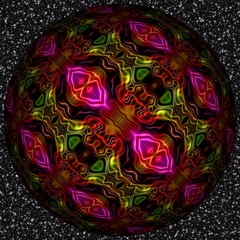 Abstract decorative sphere, ball - pattern