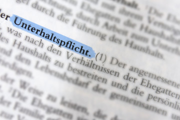 Unterhaltspflicht