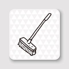 clean brush doodle
