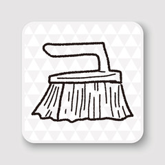 clean brush doodle