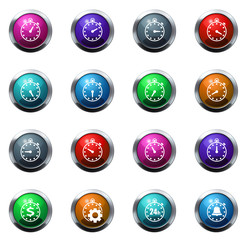 Timer icons set