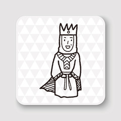 queen doodle