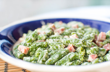 Spatzle dumpling from south tyrol