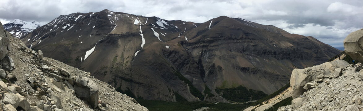 Mountains in Torres del Paine National Park, Chile
