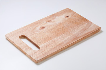 Wooden cutting board.