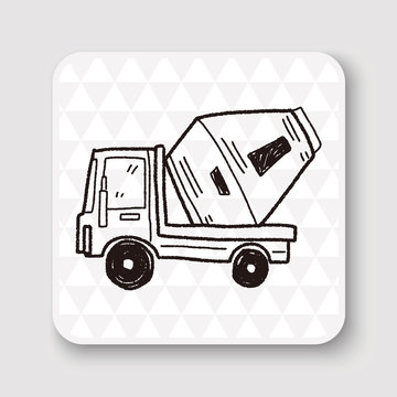 Cement Truck doodle