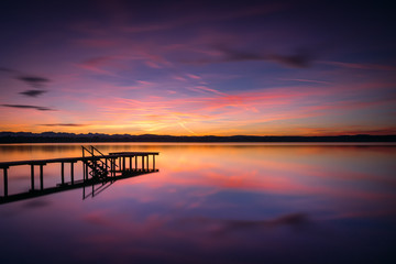 Fototapeta premium Starnberger See Sunset