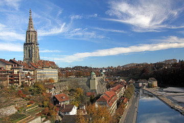 Naklejka premium schweiz altstadt von bern 