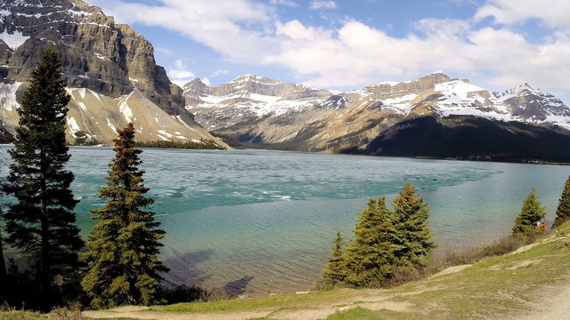 Outdoor Tourism Glacial Lake Water Mountain Valley Unpolluted Wildlife Habitat 