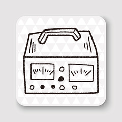 electricity measurer doodle