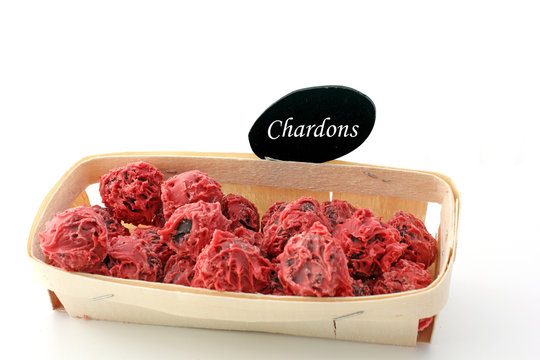 chardons en chocolat