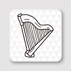 harp doodle