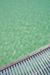 Spiaggia di Higgs, molo, sole, relax, mare, Key West, isole Keys, Florida, America, Usa
