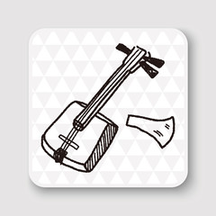 Obraz premium Banjo doodle