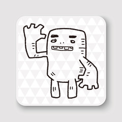 monster doodle