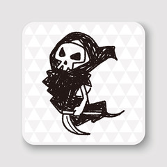 Grim Reaper doodle
