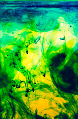 Fototapeta premium colorful ink splash