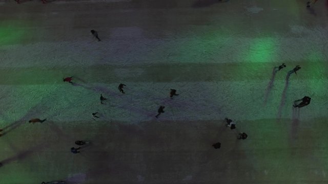 People at the Skating Rink
