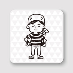 pirate Sailor doodle
