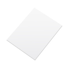 White sheet of paper