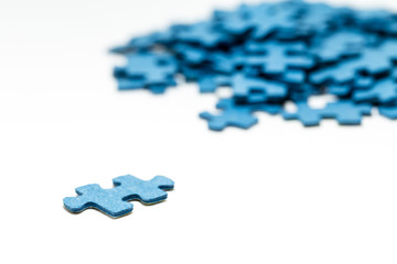 Puzzle mit einzelnem Teilchen