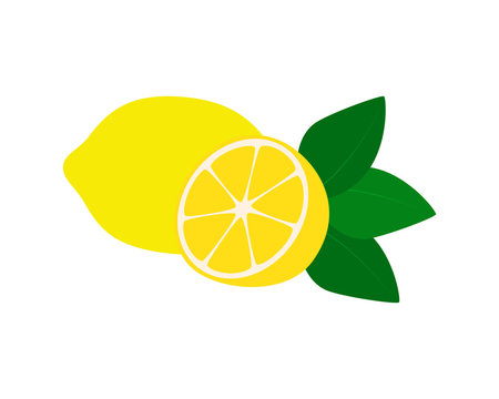 Flat icon fruit lemon