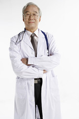 Portrait Of A Doctor In White Coat