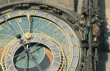 Fototapeta na wymiar Ancient clock.