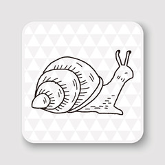 snail doodle